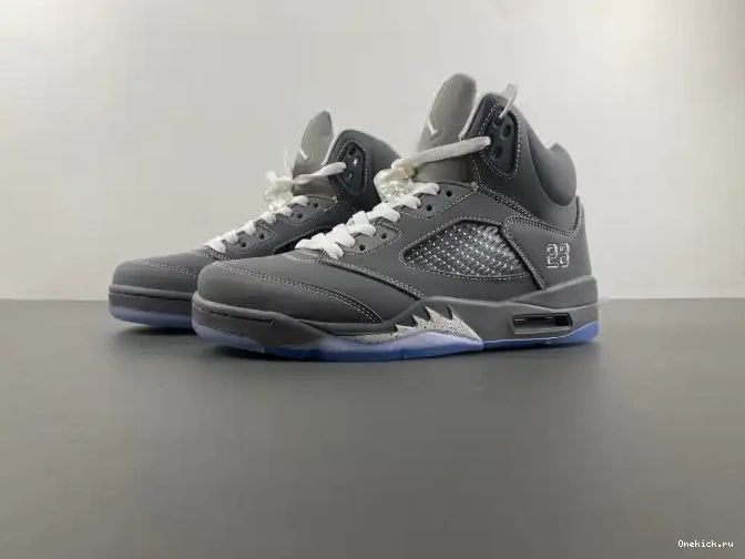 One Kick Grey 5 Wolf 136027-005 Jordan Retro Air 0701